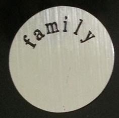 Floating locket charm disk Family