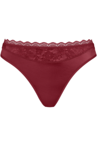 Marlies Dekkers Carita Slip Cabernet Red and Lace