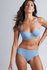 Marlies Dekkers Petit Point Brazilian Slip Light Blue and Silver_