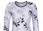 Ringella Women Pyjama met lange mouw, blauw gebloemde top_