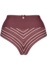 Marlies Dekkers Polaris Hoge Slip Cabernet Red and Ivory_