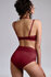 Marlies Dekkers Carita Hoge Slip Cabernet Red and Lace_