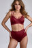 Marlies Dekkers Carita Hoge Slip Cabernet Red and Lace_