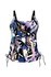 nita Comfort Art of Bloom Tankini Top Yara Zwart/Bloem